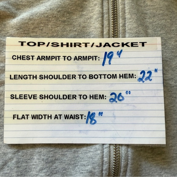 Time And Tru Classic Gray Hoodie Sweatshirt Full Zip Women’s Size Small Everyday - Picture 9 of 10